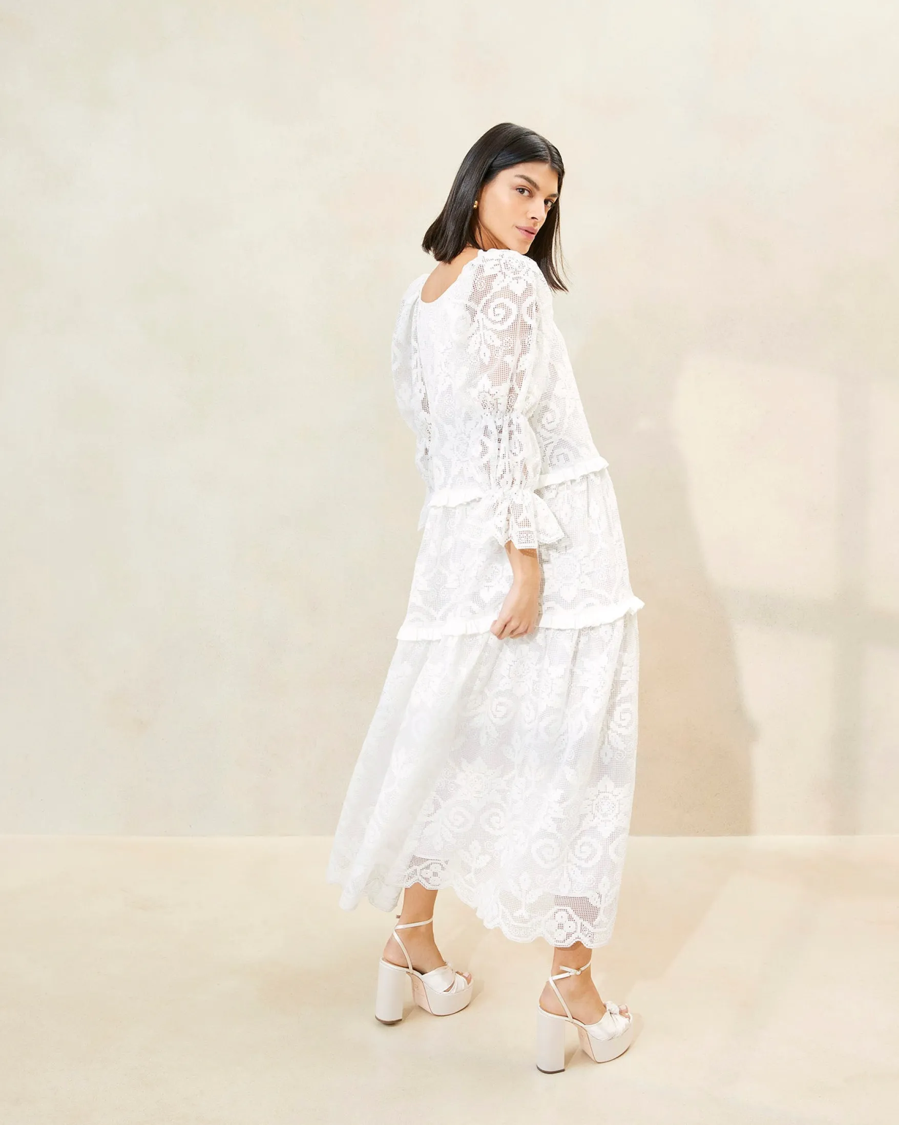 Best Antoinette Tiered Lace Dress FOR THE GUESTS|FOR THE BRIDE