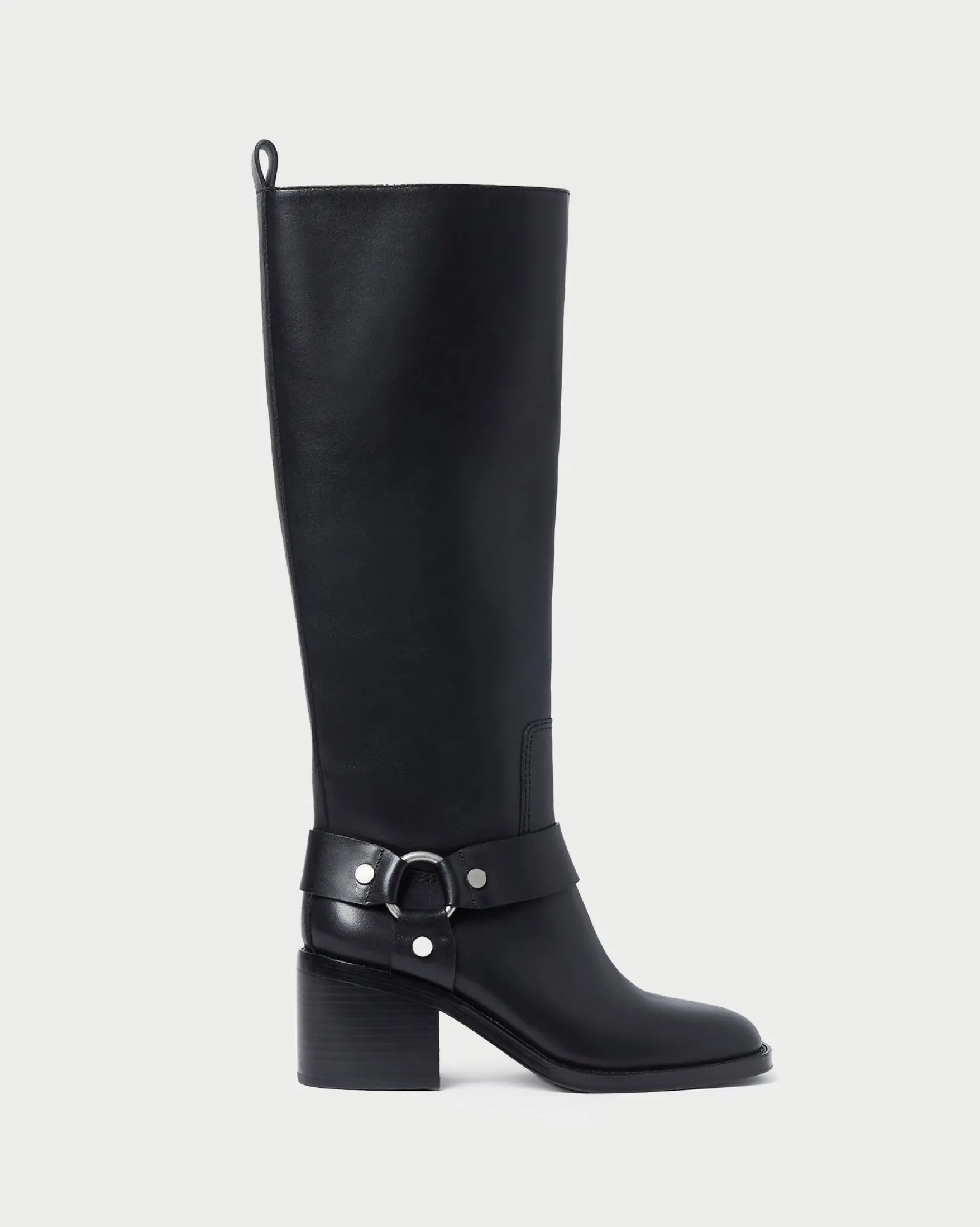 Online Audrey Black Tall Engineer Boot Boots