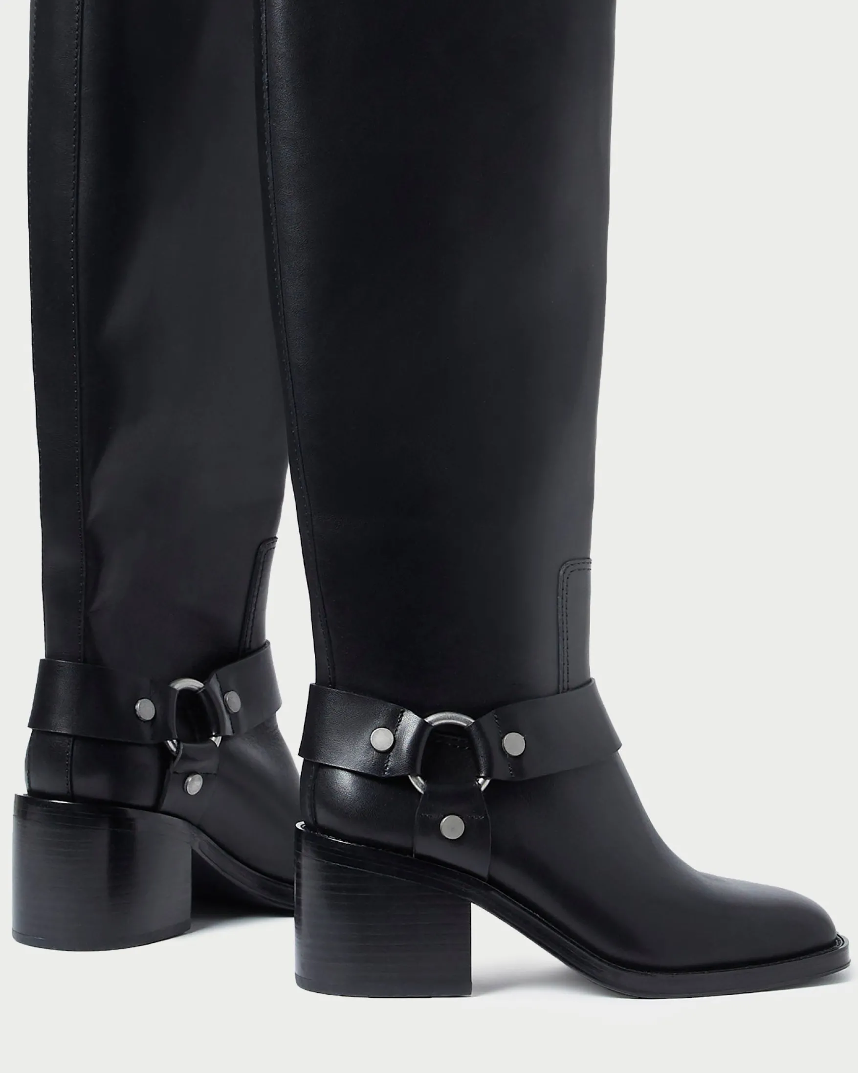Online Audrey Black Tall Engineer Boot Boots