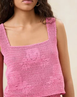 Clearance Aurelie Rose Crochet Sleeveless Top FOR THE GUESTS|Event Essentials