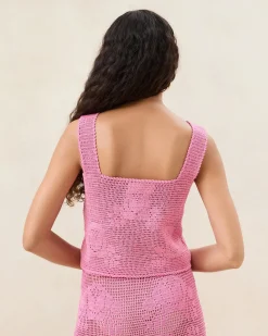 Clearance Aurelie Rose Crochet Sleeveless Top FOR THE GUESTS|Event Essentials