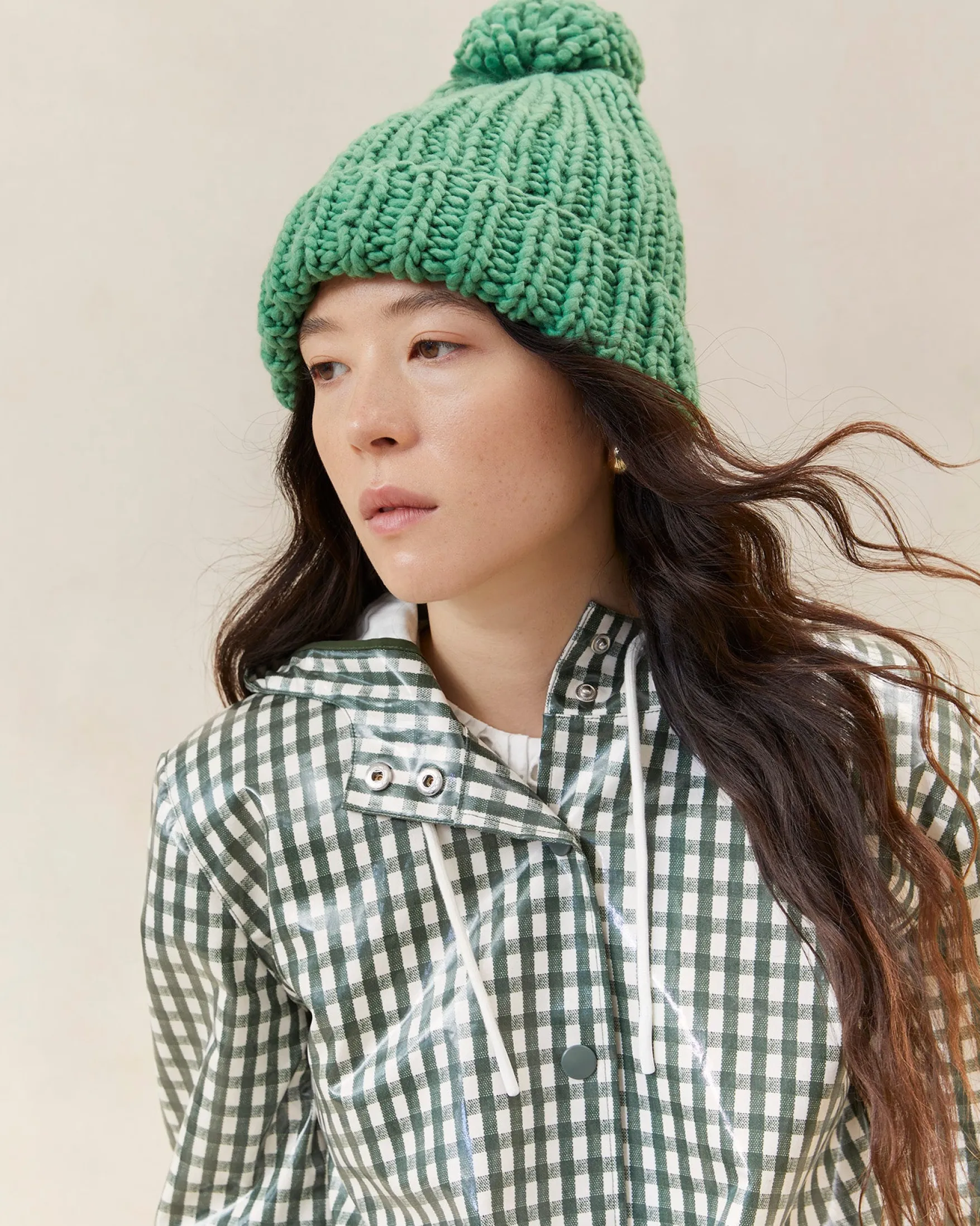 Ava Knit Pompom Hat Accessories