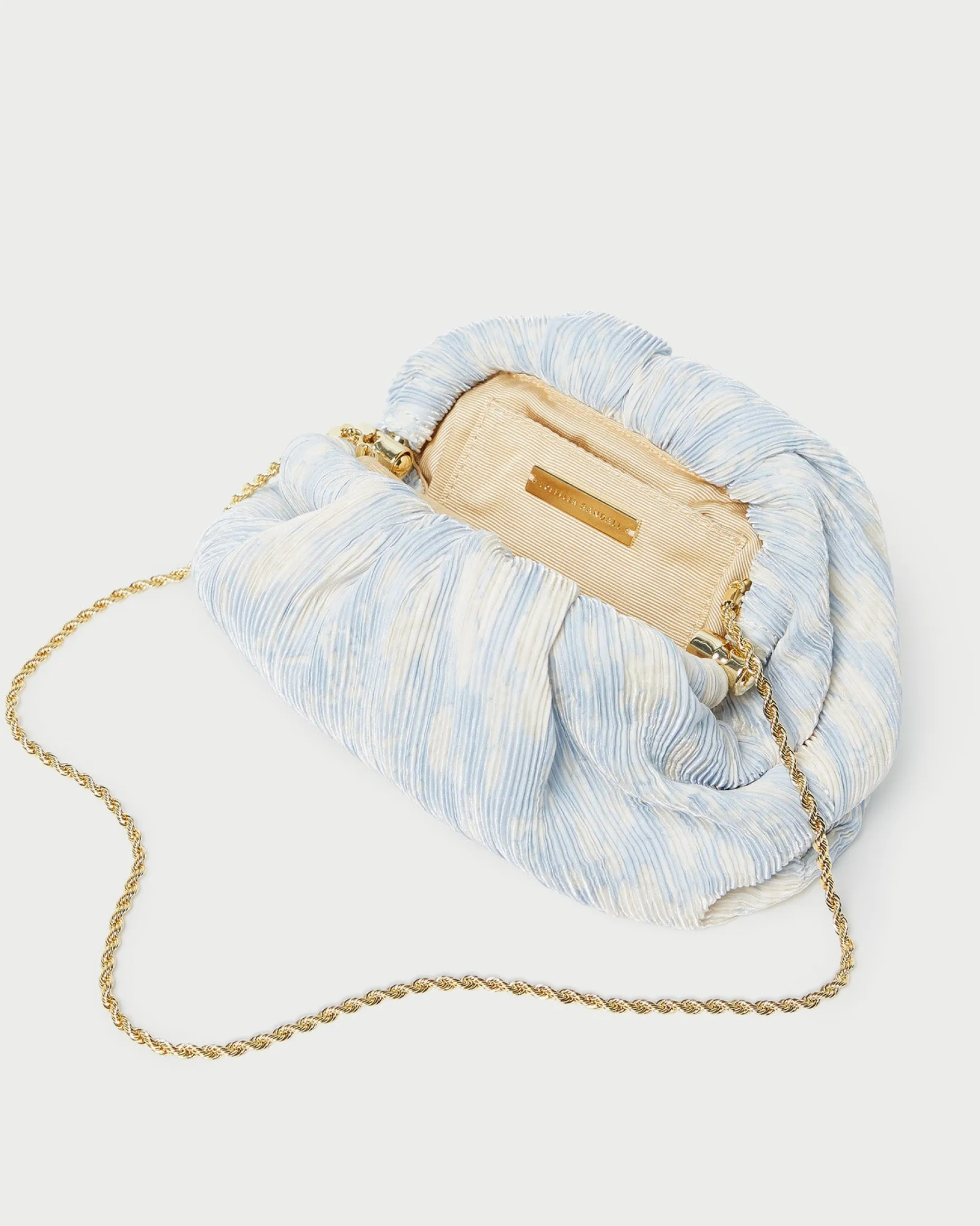 Clearance Bailey White/Crystal Dome Clutch SOMETHING BLUE|FOR THE GUESTS