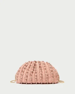 Clearance Bailey White/Crystal Dome Clutch SOMETHING BLUE|FOR THE GUESTS