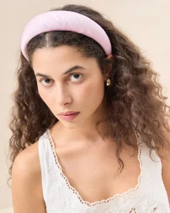 Clearance Bellamy Natural/Crystal Puffy Headband Accessories