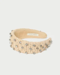 Bellamy Pink Moiré Puffy Headband Accessories
