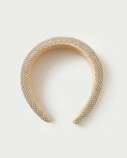 Bellamy Pink Moiré Puffy Headband Accessories