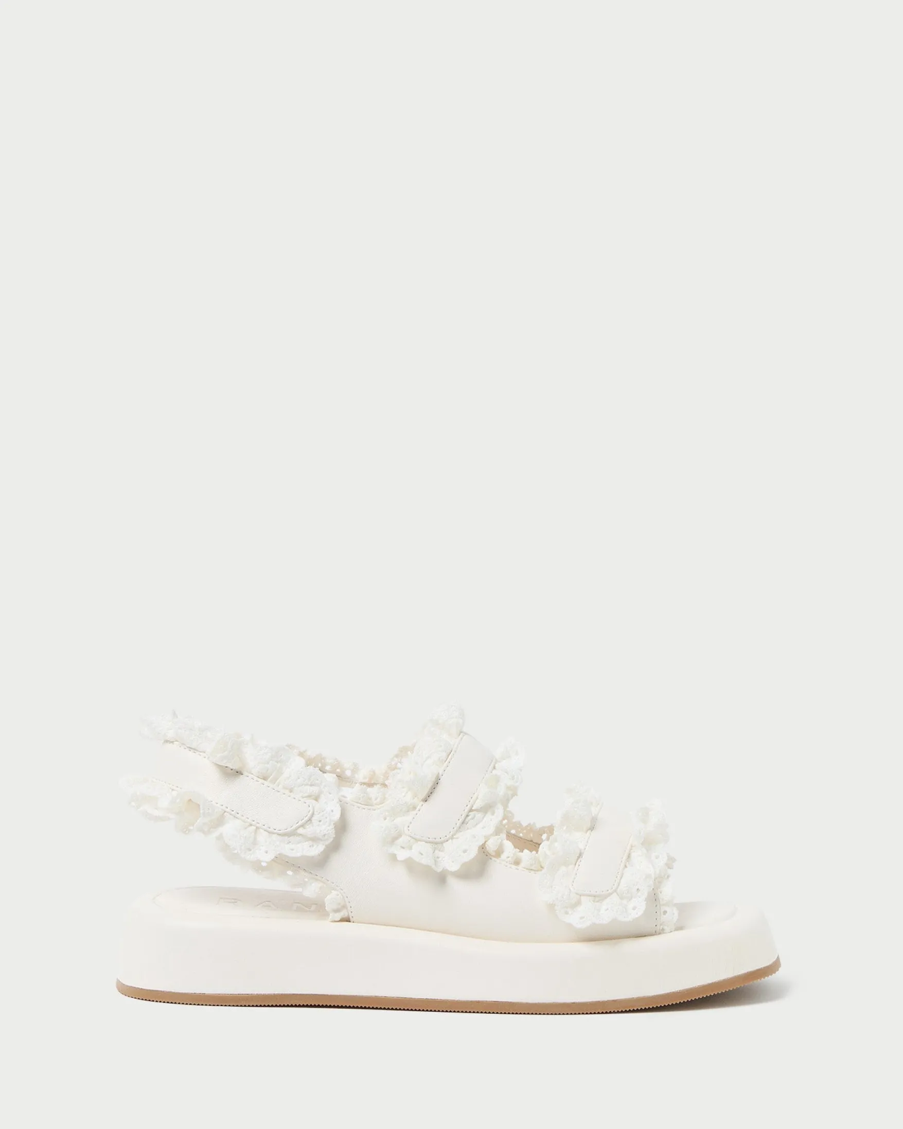 Sale Blaise Raffia Platform Sandal Flat Sandals