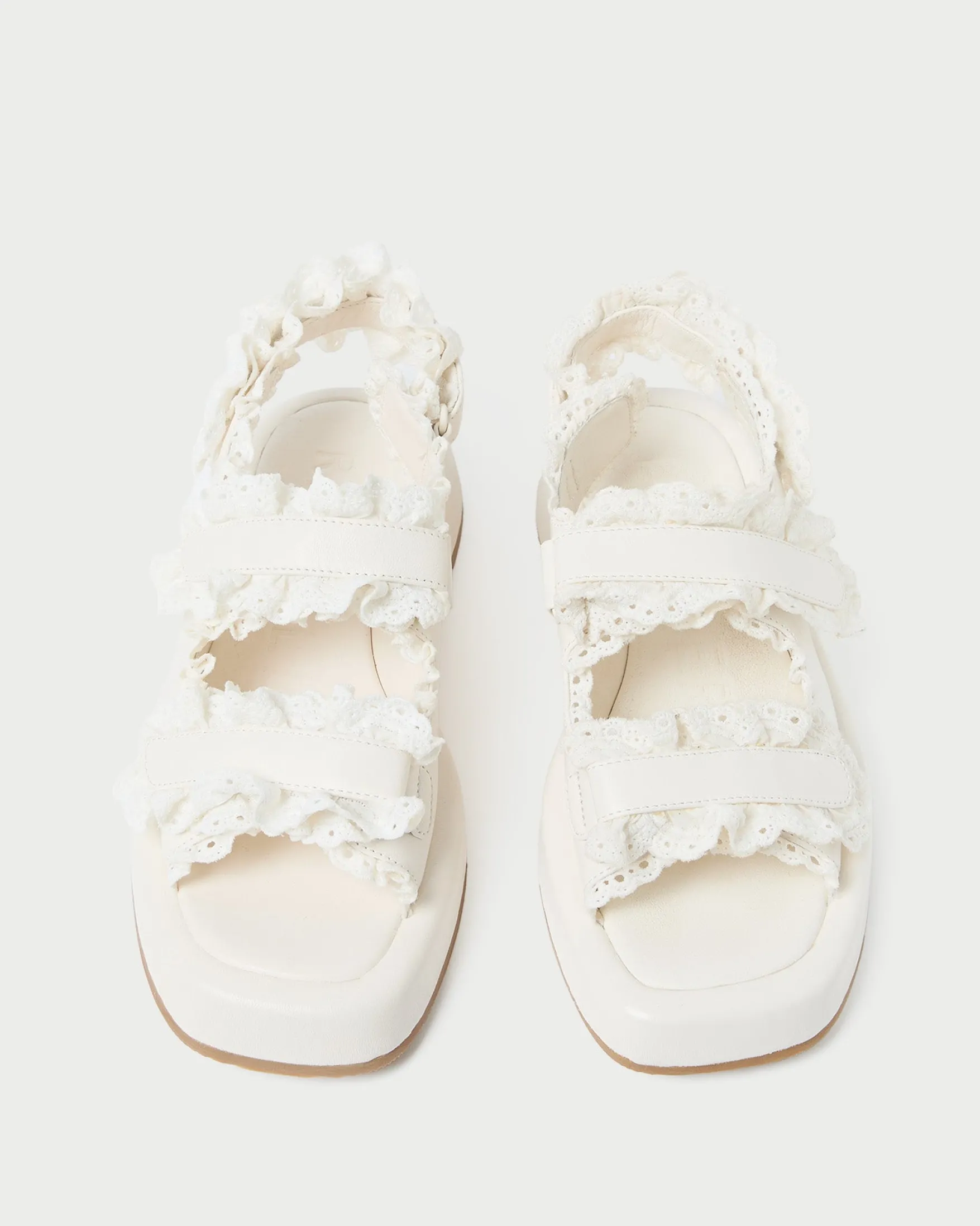 Sale Blaise Raffia Platform Sandal Flat Sandals