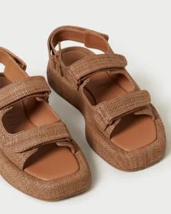 Online Blaise Leather Platform Sandal Casual Staples|Vacation Shop