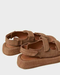 Online Blaise Leather Platform Sandal Casual Staples|Vacation Shop