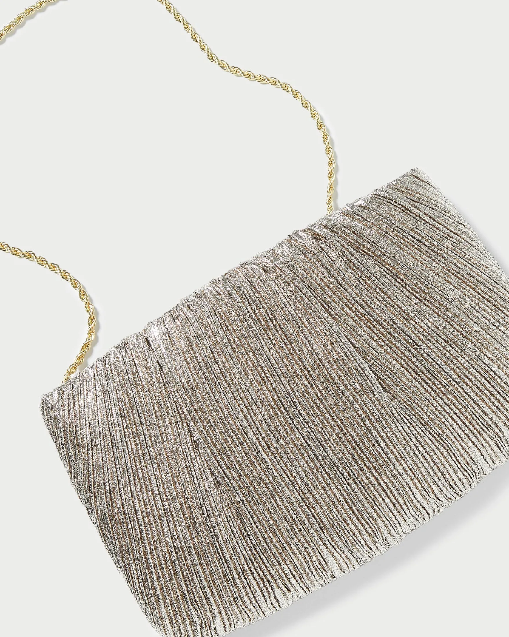 Brit Flat Pleated Clutch SOMETHING BLUE|FOR THE BRIDE