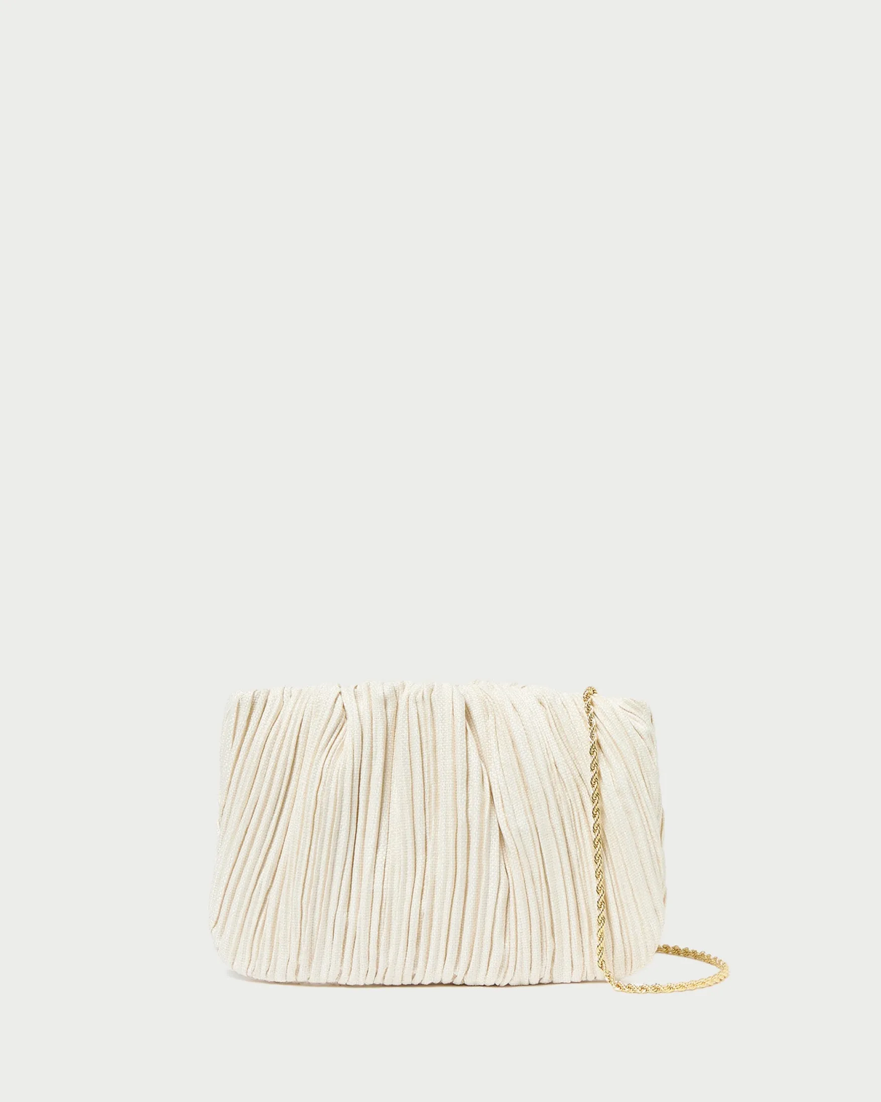 Brit Flat Pleated Clutch SOMETHING BLUE|FOR THE BRIDE