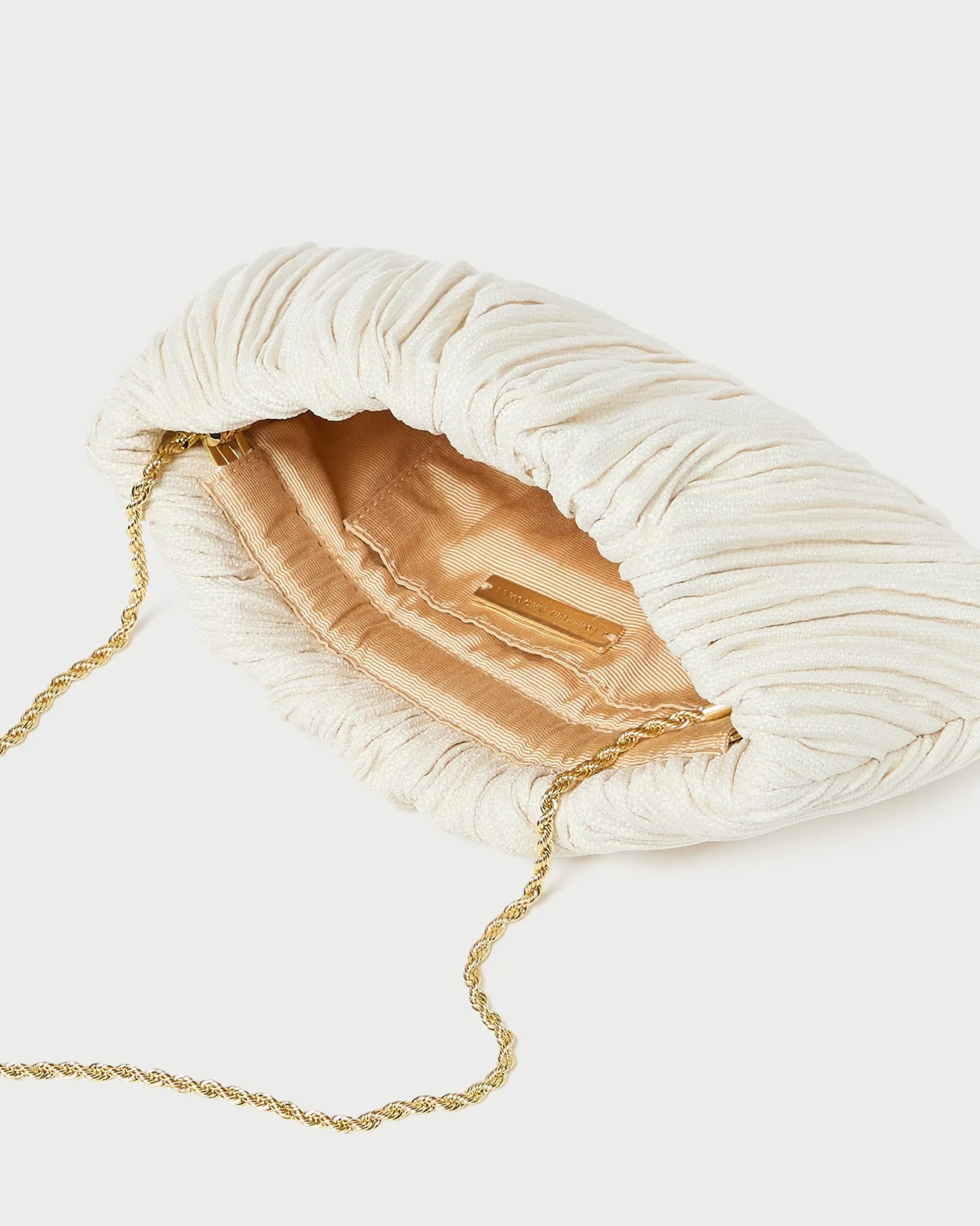Brit Flat Pleated Clutch SOMETHING BLUE|FOR THE BRIDE