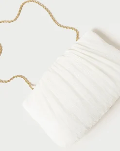 Brit Flat Pleated Clutch SOMETHING BLUE|FOR THE BRIDE