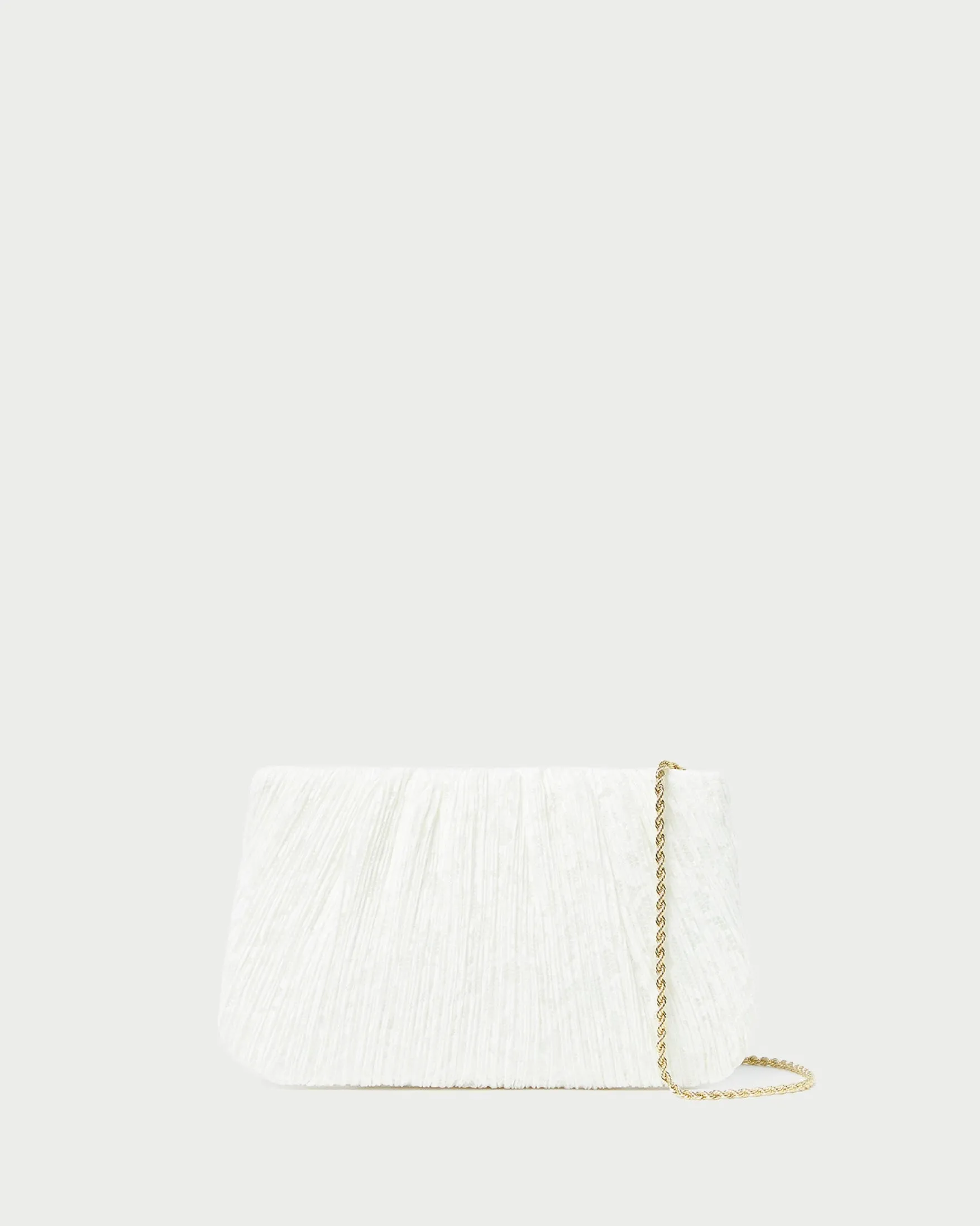 Brit Flat Pleated Clutch SOMETHING BLUE|FOR THE BRIDE