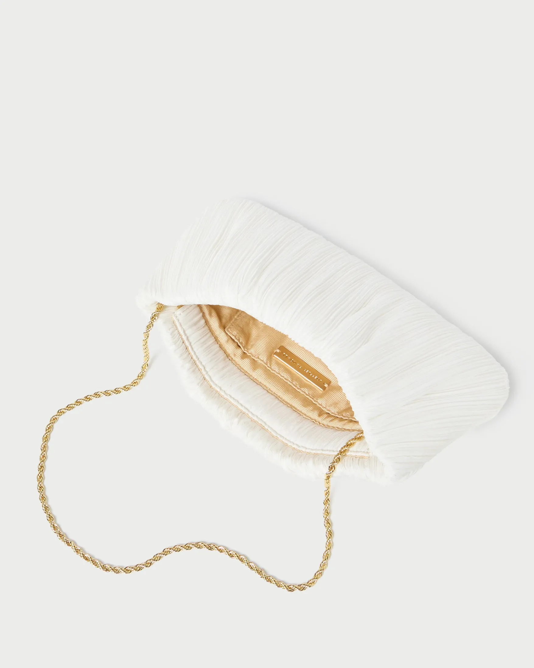 Brit Flat Pleated Clutch SOMETHING BLUE|FOR THE BRIDE