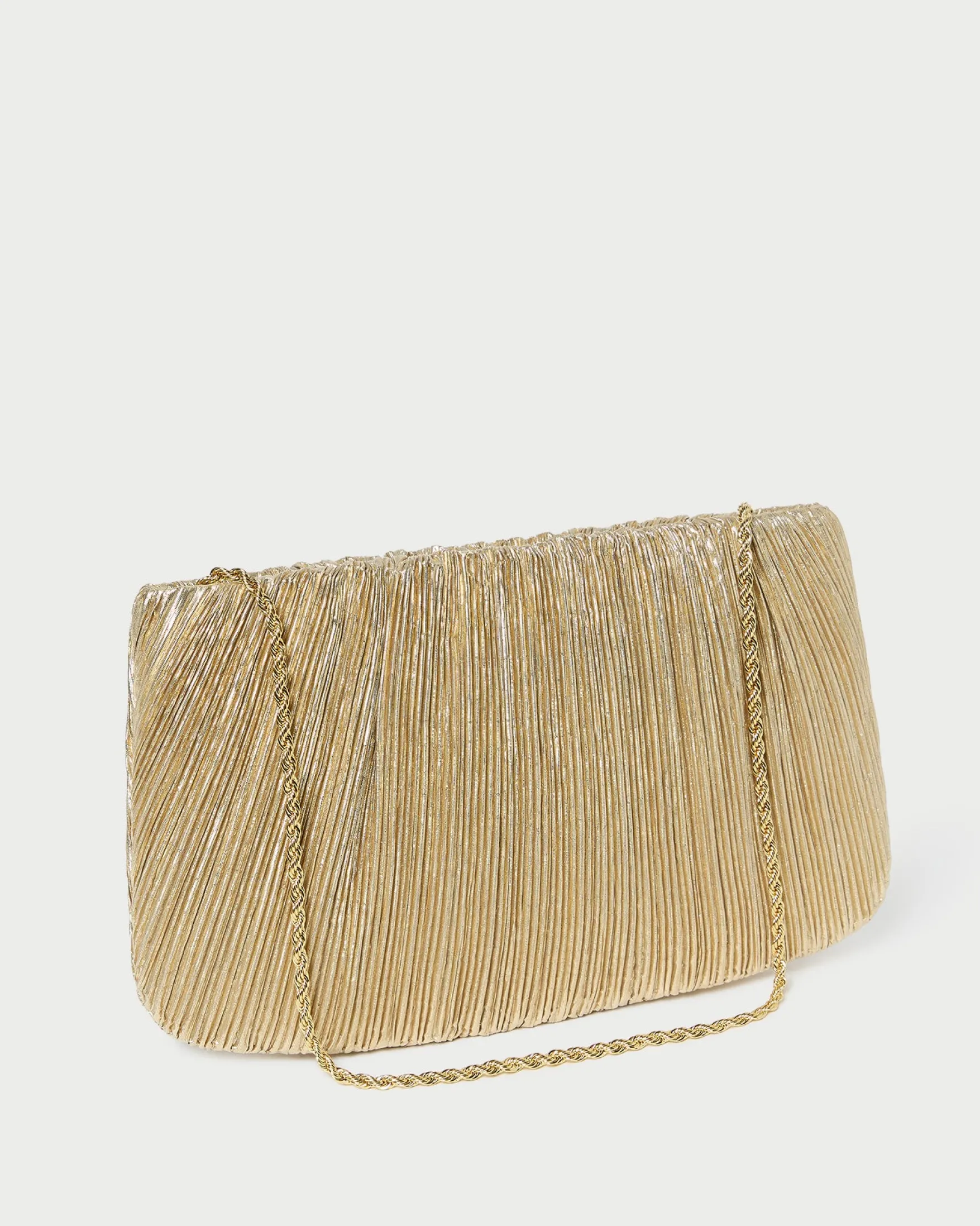 Brit Flat Pleated Clutch SOMETHING BLUE|FOR THE BRIDE