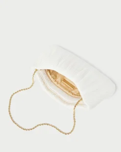 Online Brit White Lace Flat Clutch FOR THE BRIDE|Clutches