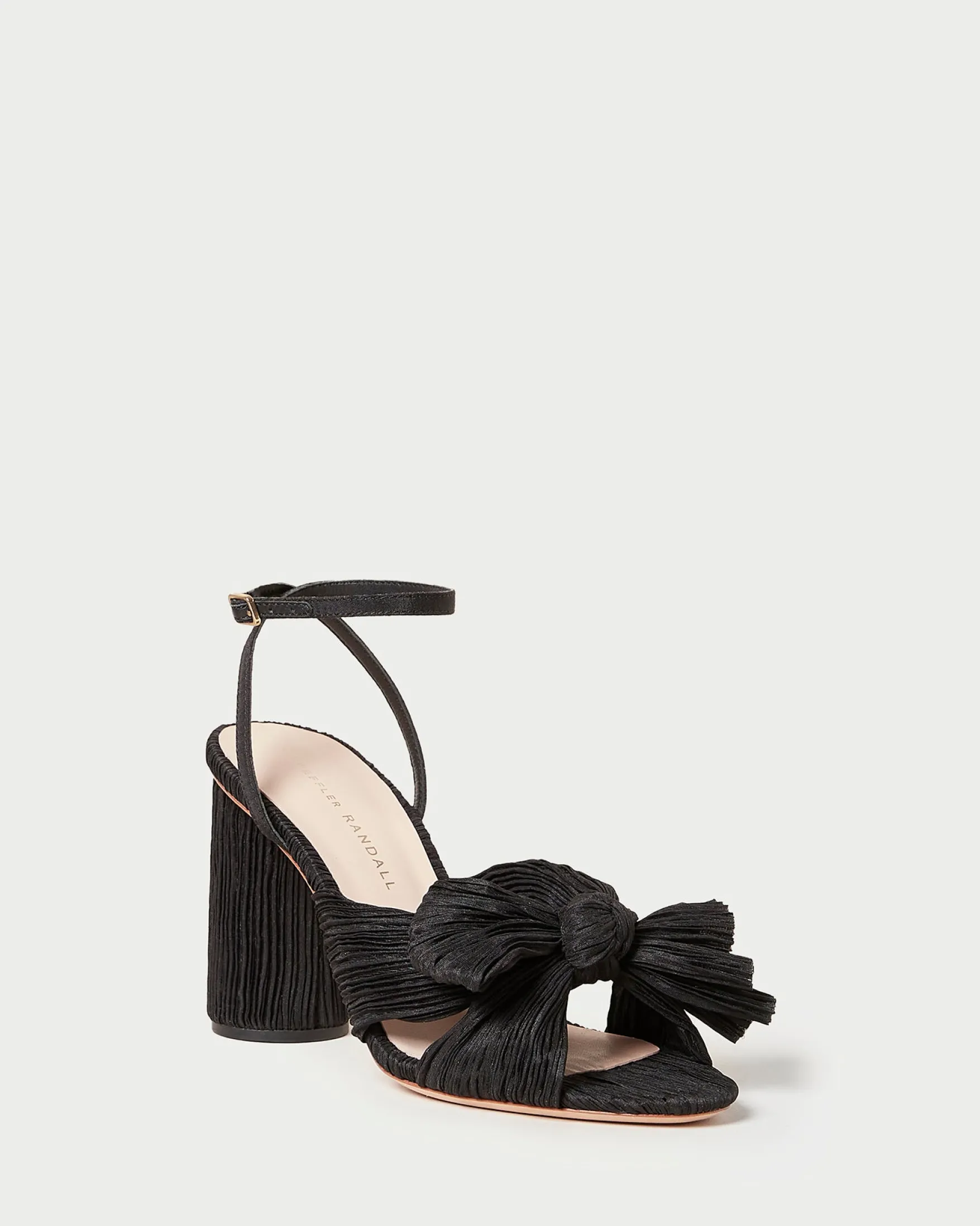 Sale Camellia Pleated Bow Heel FOR THE BRIDE|Heeled Sandals
