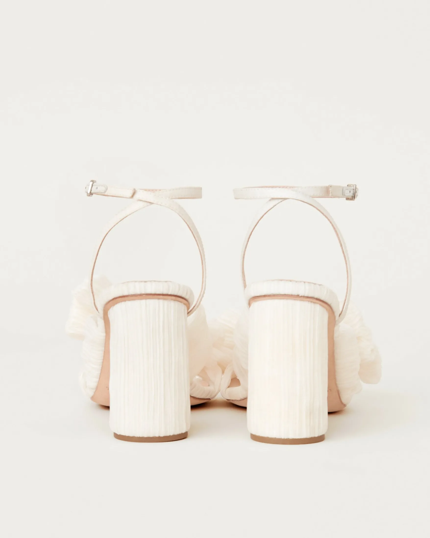Sale Camellia Pleated Bow Heel FOR THE GUESTS|FOR THE BRIDE
