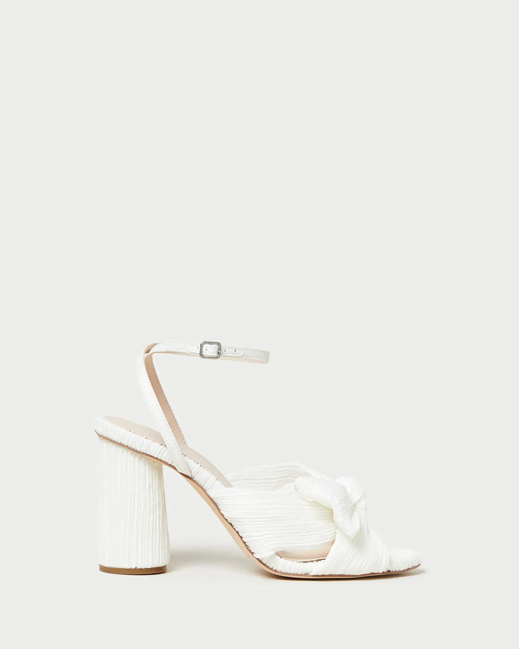 Sale Camellia Pleated Bow Heel FOR THE GUESTS|FOR THE BRIDE