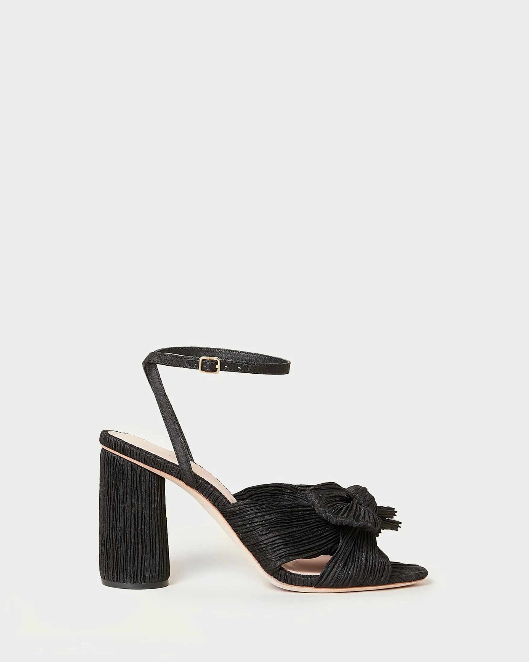 Discount Camellia Pleated Bow Heel FOR THE BRIDE|Heeled Sandals