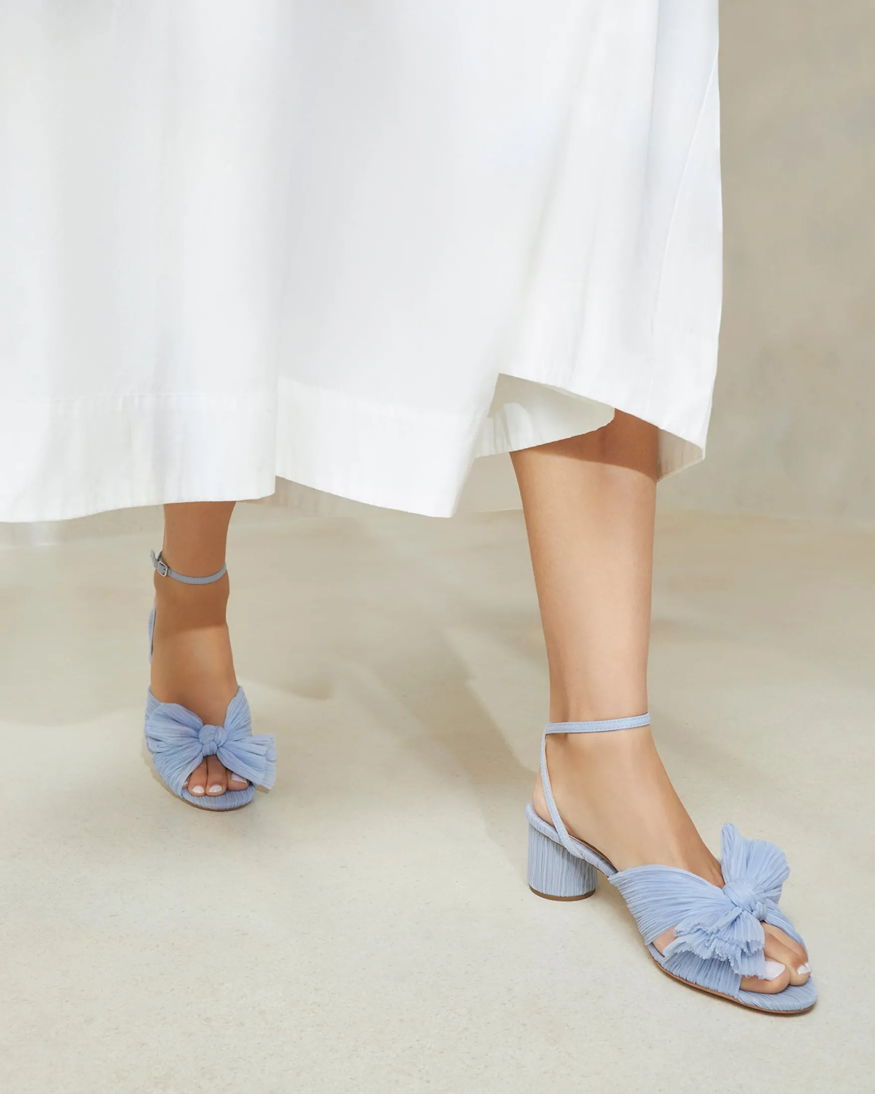 Online Dahlia Black Pleated Bow Heel Heeled Sandals