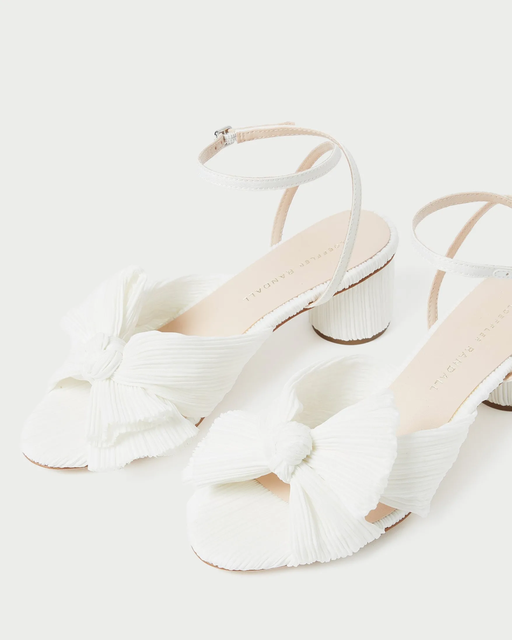 Dahlia Blue Floral Bow Heel SOMETHING BLUE|FOR THE BRIDE