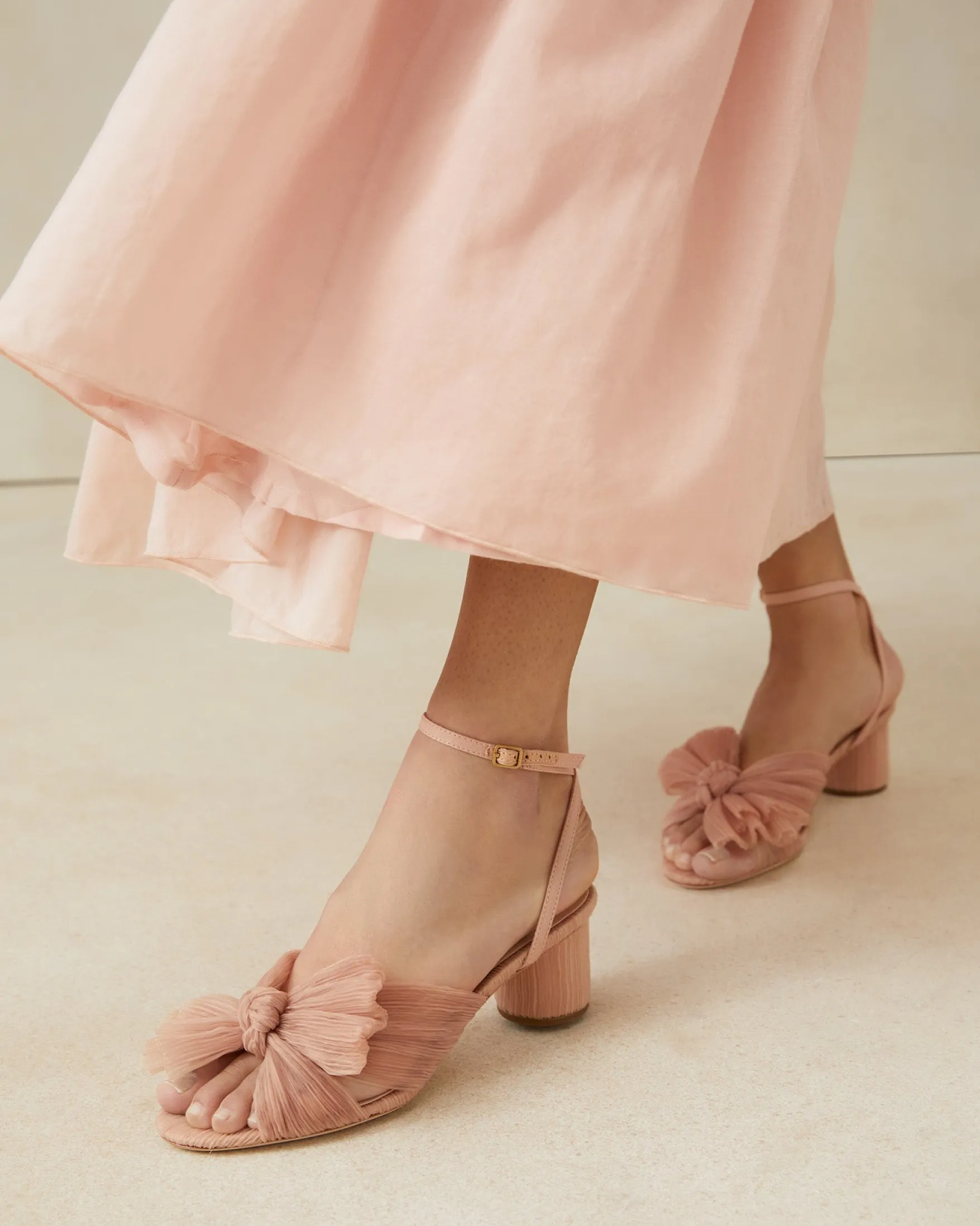 Dahlia Blue Floral Bow Heel SOMETHING BLUE|FOR THE BRIDE