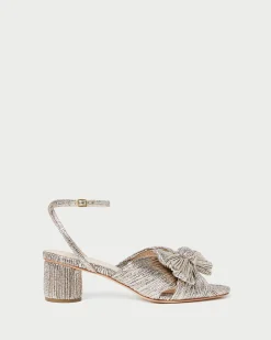 Sale Dahlia Pleated Bow Heel FOR THE GUESTS|FOR THE BRIDE