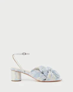Sale Dahlia Pleated Bow Heel FOR THE GUESTS|FOR THE BRIDE