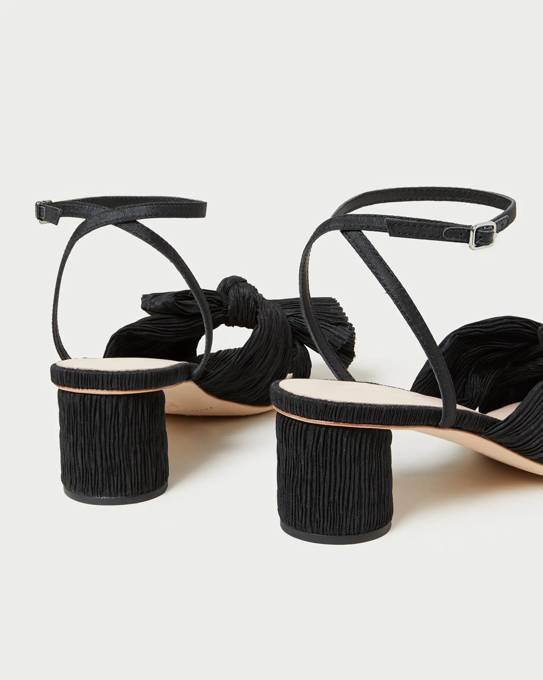 Sale Dahlia Pleated Bow Heel FOR THE BRIDE|Heeled Sandals