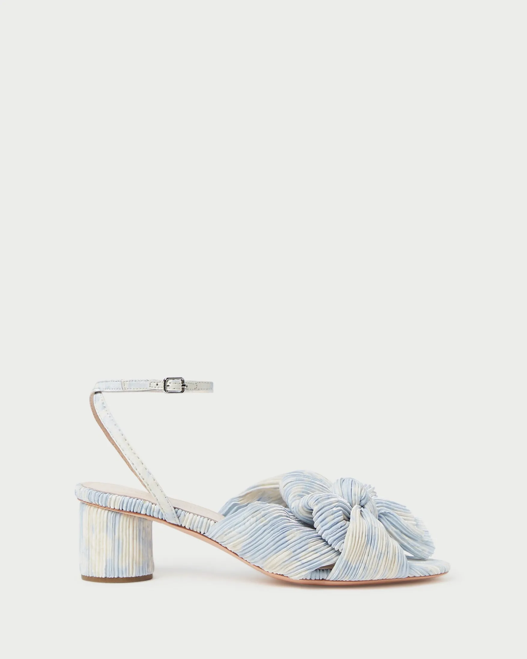 Sale Dahlia Pleated Bow Heel FOR THE BRIDE|Heeled Sandals