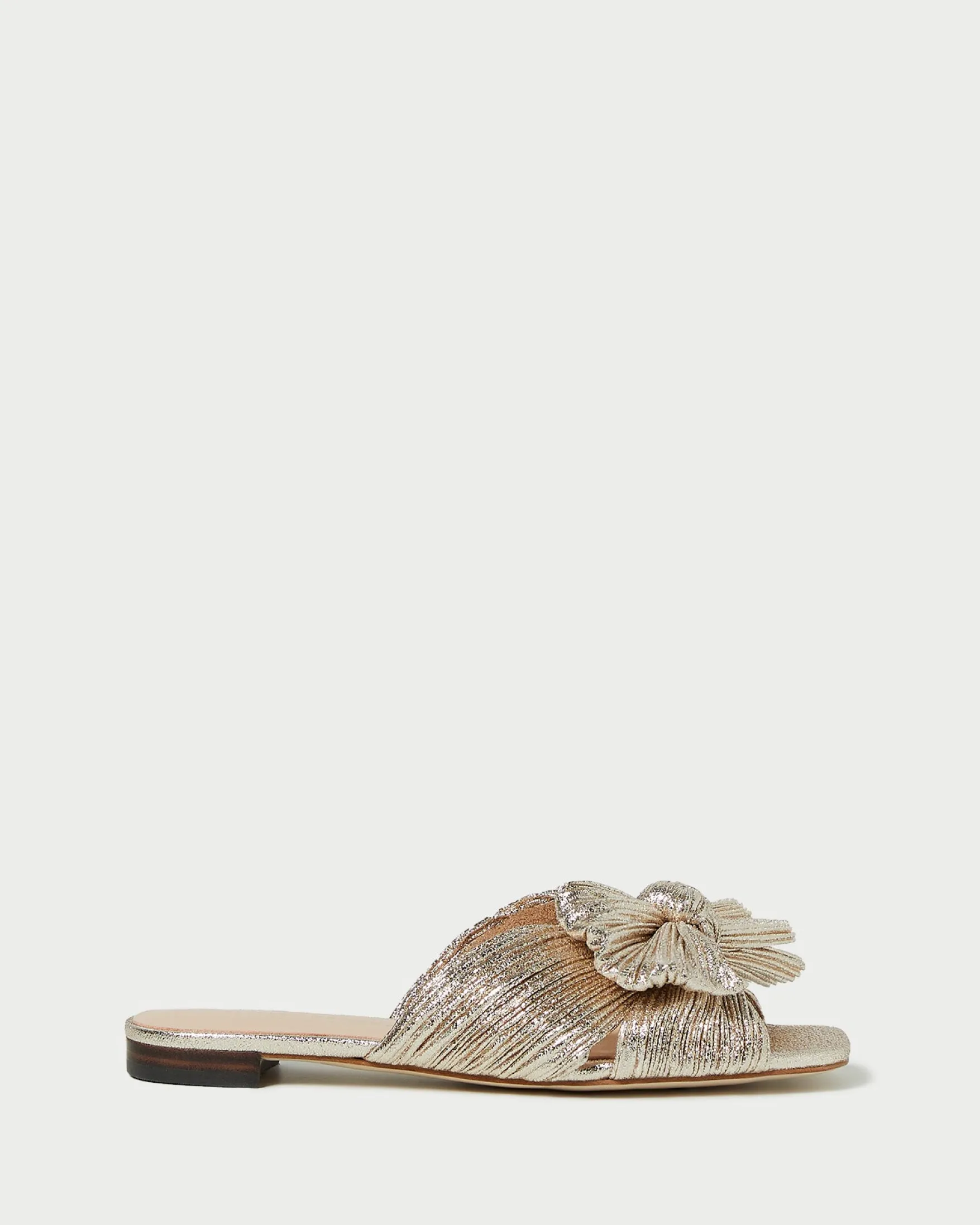 Outlet Daphne Bow Slide Flat Sandals