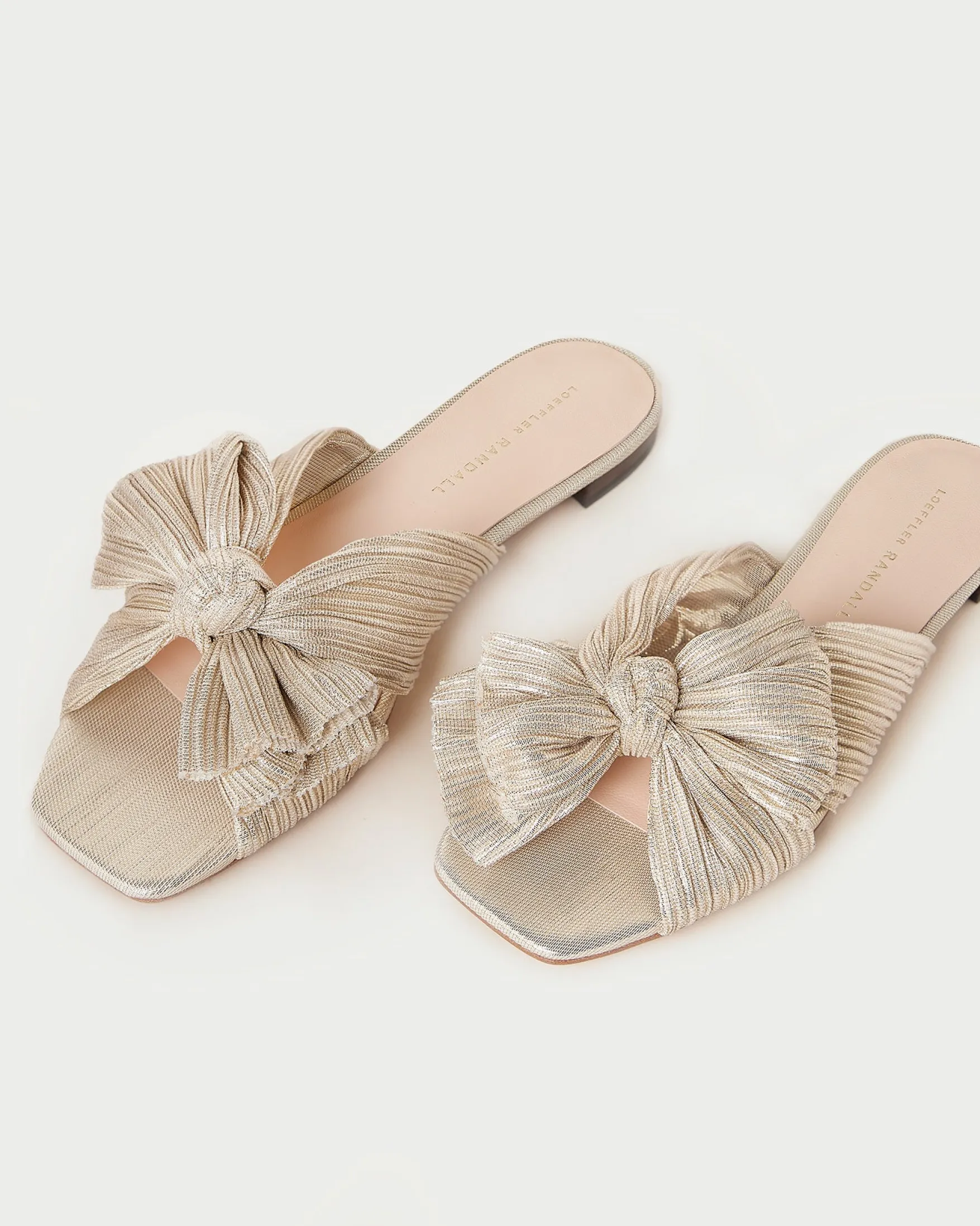 Outlet Daphne Bow Slide Flat Sandals