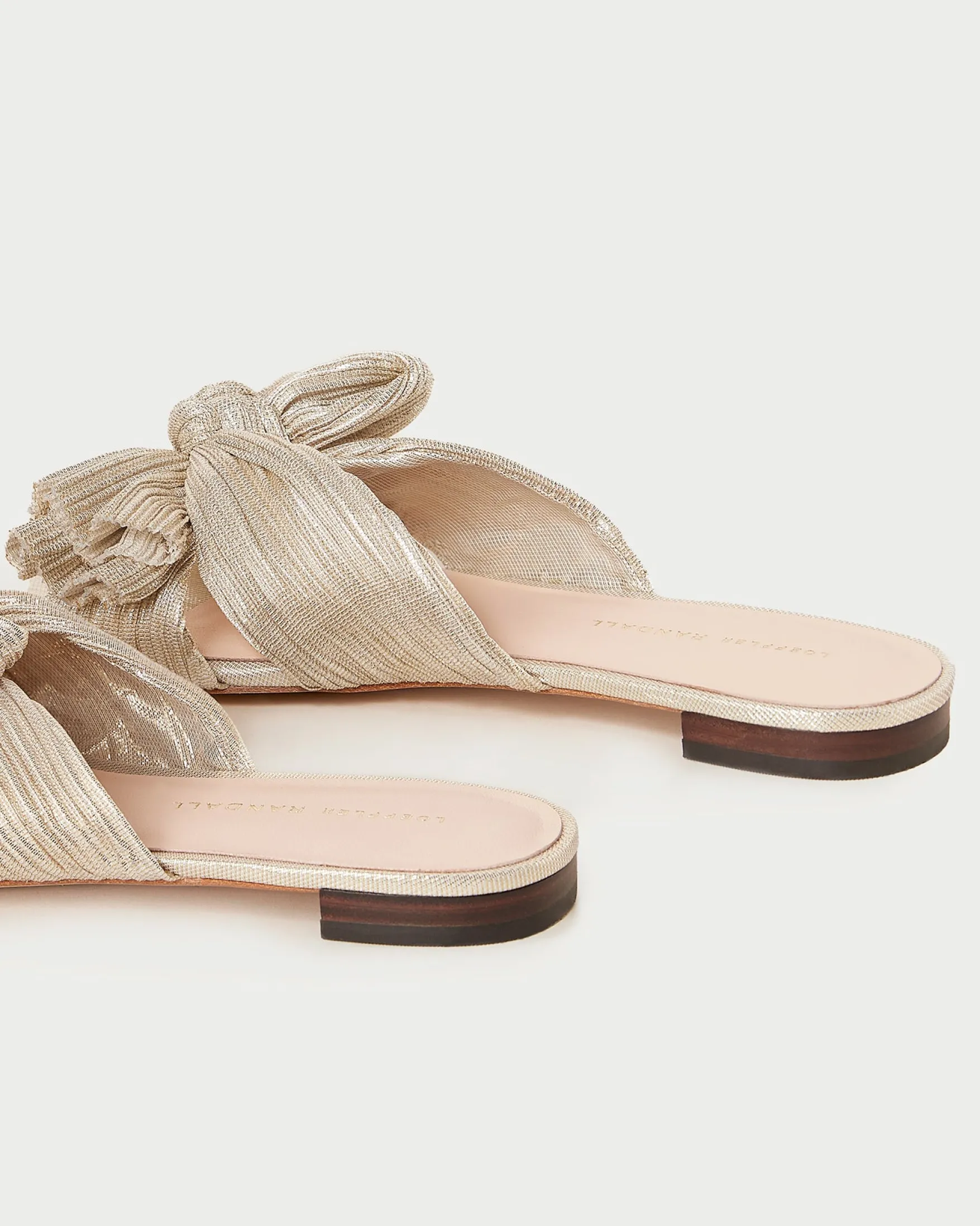 Outlet Daphne Bow Slide Flat Sandals