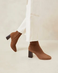 Discount Elise Black Stretch Bootie Boots