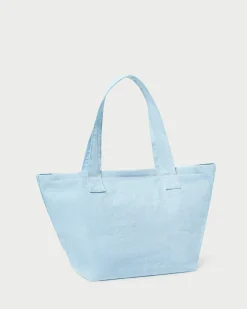 Best Ellis Green Stripe Packable Tote Jessie Loves|Totes