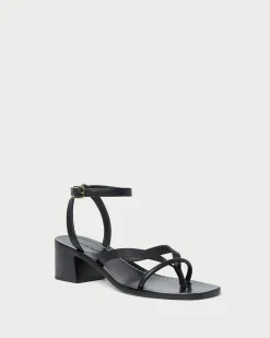 Online Eloise Leather Heeled Sandal Casual Staples|Heeled Sandals
