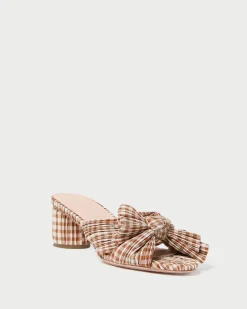 Online Emilia Bow Heel Heeled Sandals