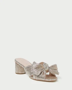 Online Emilia Bow Heel Heeled Sandals