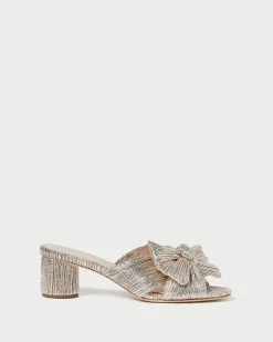 Online Emilia Bow Heel Heeled Sandals