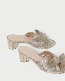 Online Emilia Bow Heel Heeled Sandals