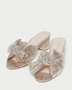 Online Emilia Bow Heel Heeled Sandals