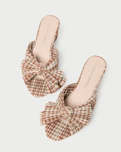 Online Emilia Bow Heel Heeled Sandals