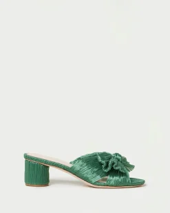 New Emilia Pleated Bow Heel FOR THE GUESTS|FOR THE BRIDE