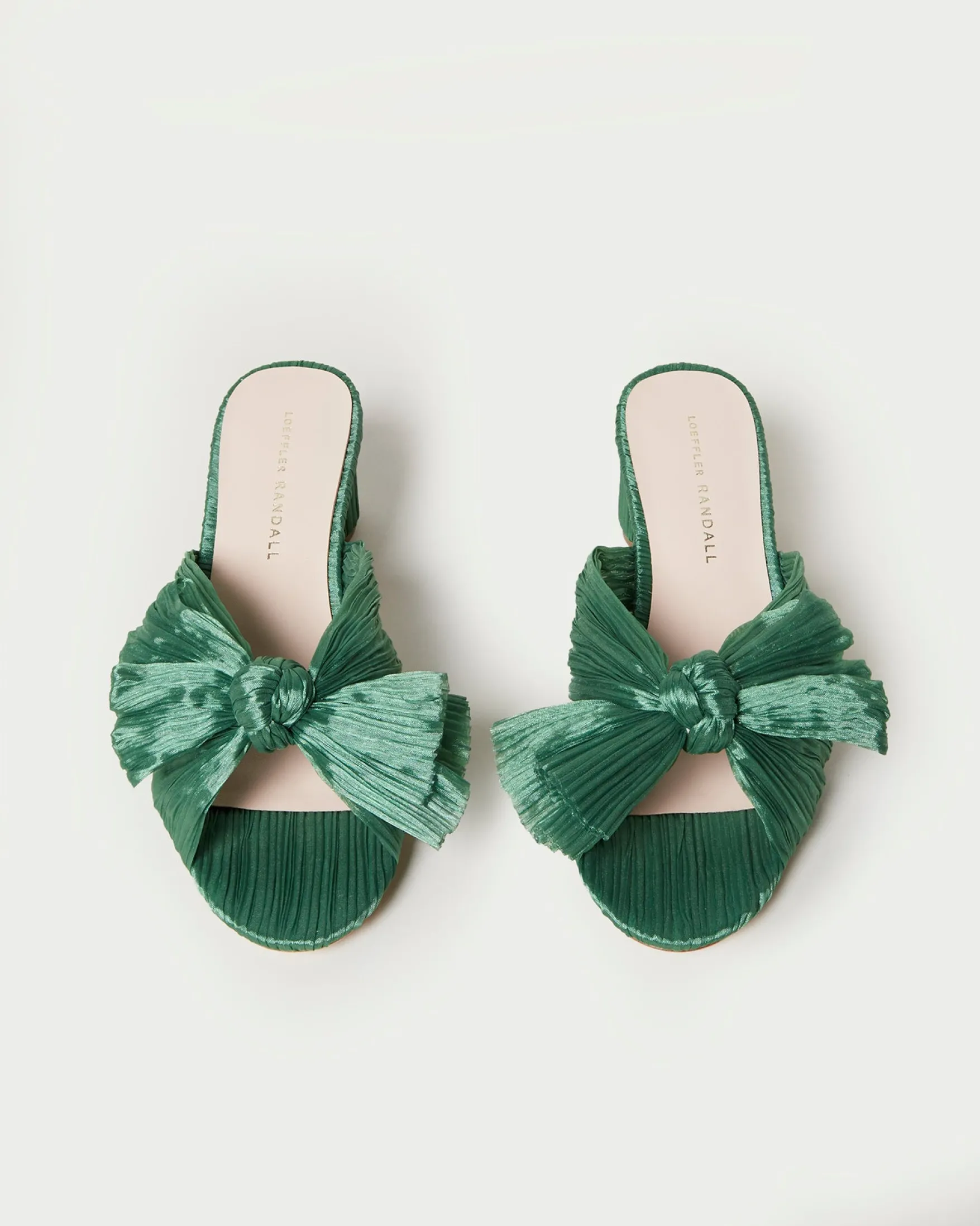 New Emilia Pleated Bow Heel FOR THE GUESTS|FOR THE BRIDE
