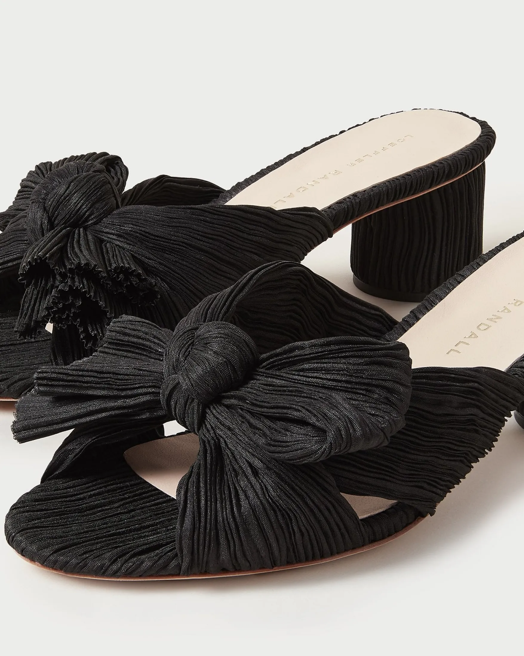 New Emilia Pleated Bow Heel FOR THE GUESTS|FOR THE BRIDE
