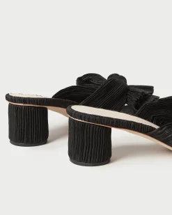 New Emilia Pleated Bow Heel FOR THE GUESTS|FOR THE BRIDE